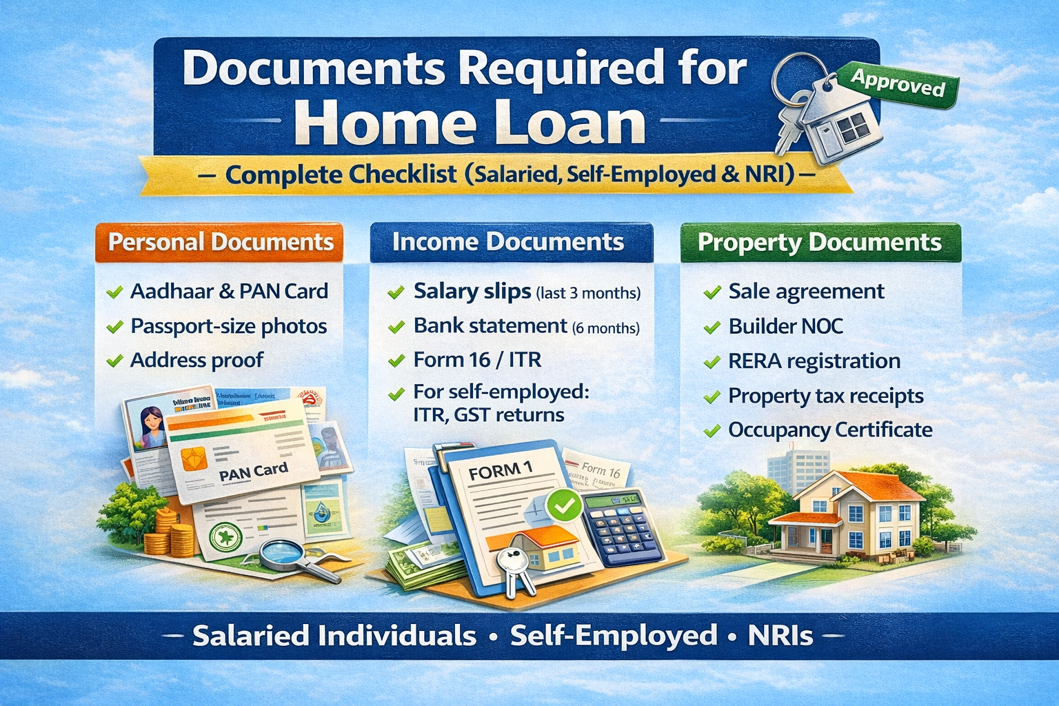 Documents Required For Home Loan