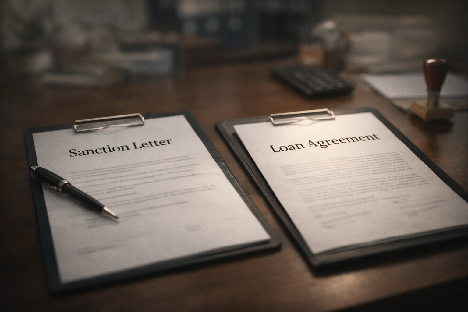 Loan Sanction Letter Vs Loan Agreement