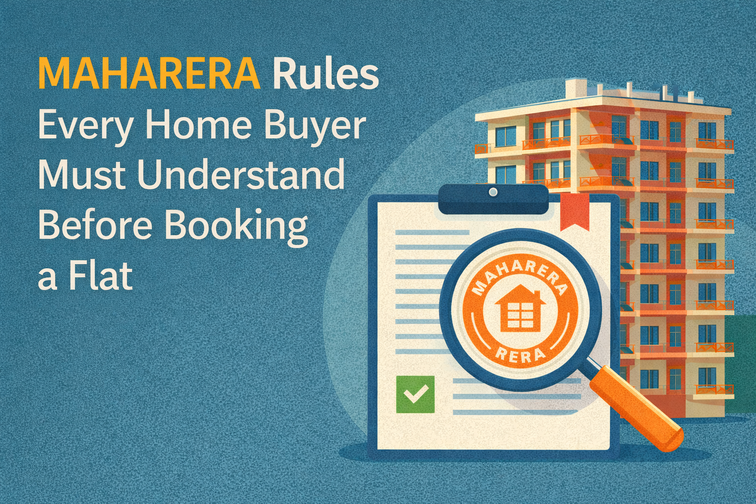 Maharera Rules Every Home Buyer Must Understand Before Booking A Flat