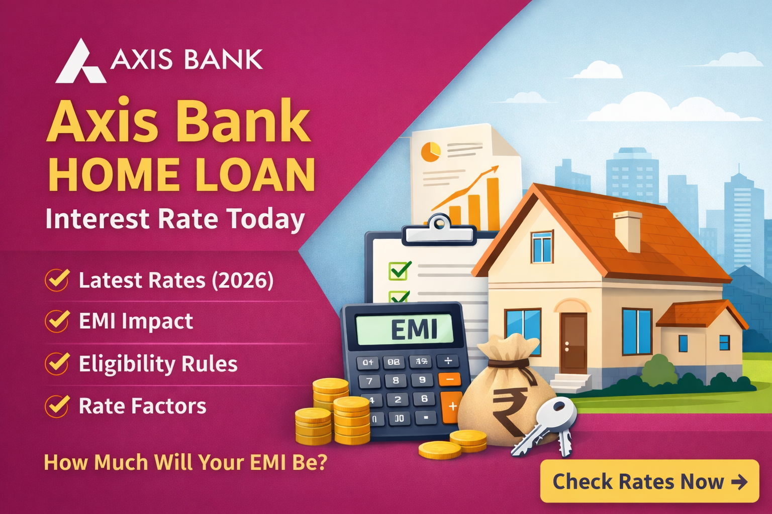 Axis Bank Home Loan Interest Rate Today 2026: Latest Rates, Emi Impact, Eligibility &Amp; Complete Guide