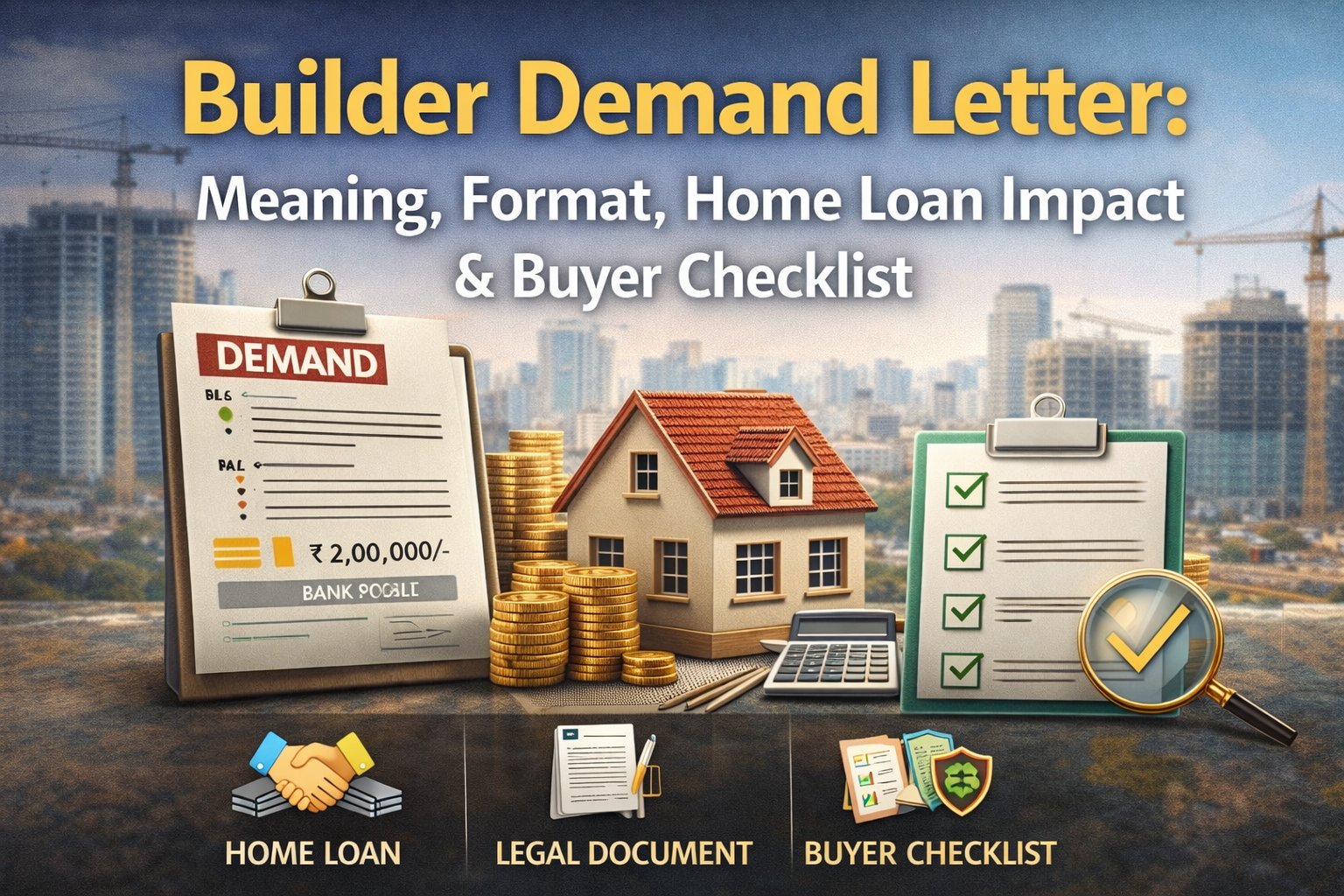 Builder Demand Letter: Meaning, Format, Home Loan Impact &Amp; Buyer Checklist