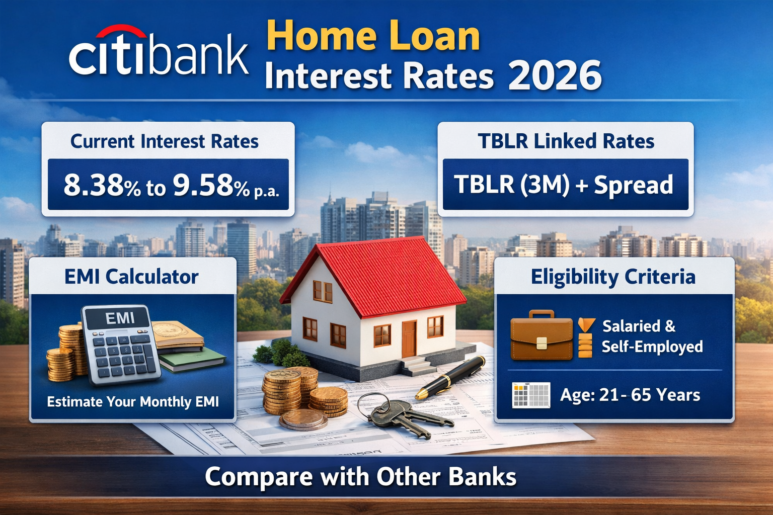 Citibank Home Loan Interest Rates 2026