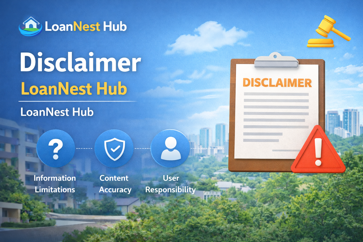 Disclaimer | Loan Nest Hub