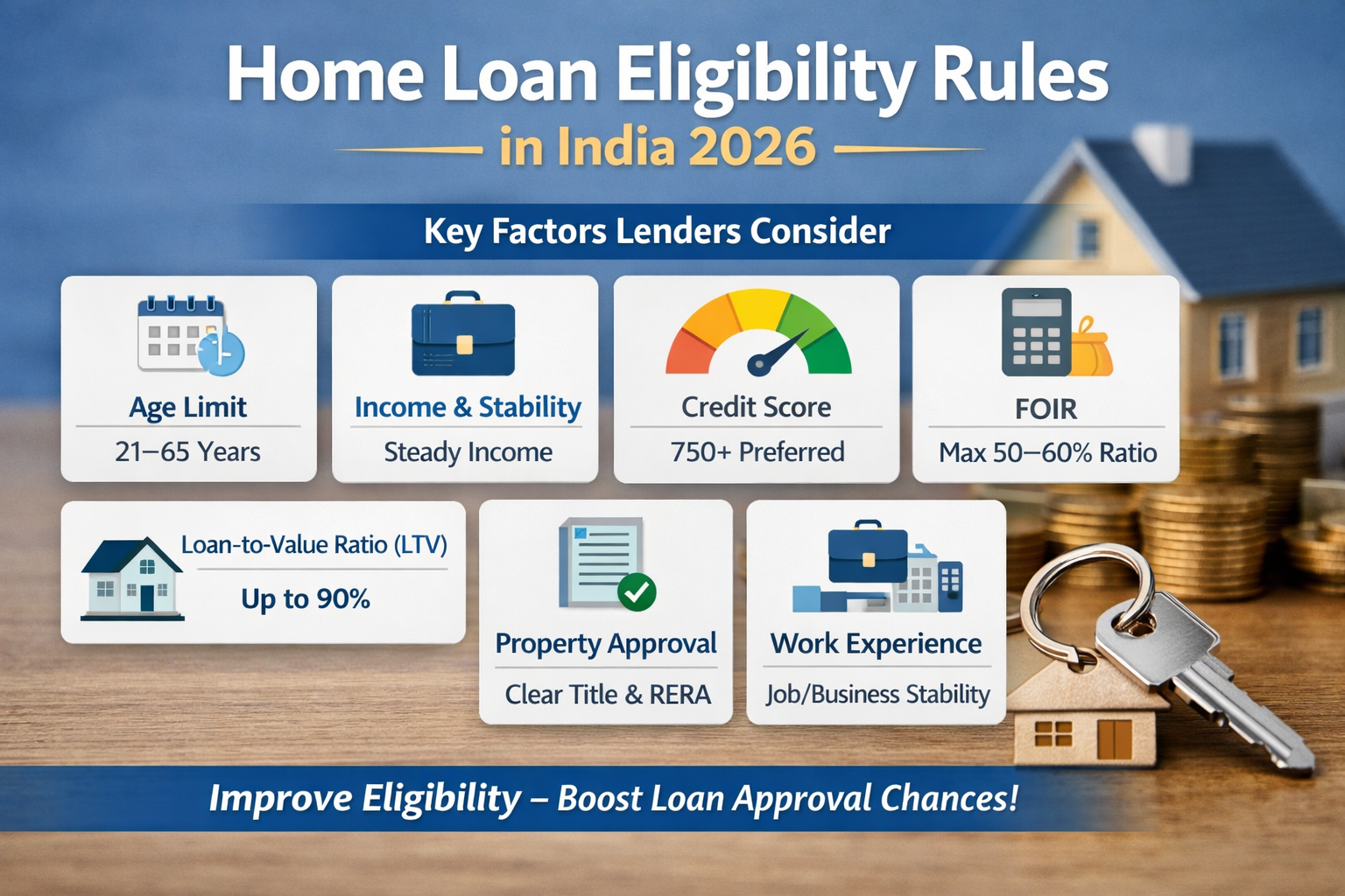 Home Loan Eligibility Rules In India 2026