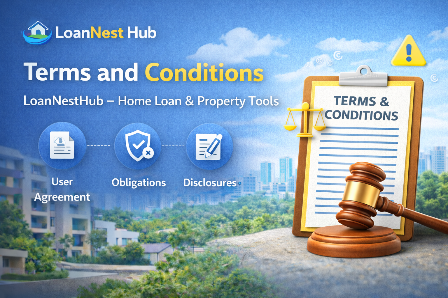 Terms And Conditions | Loannesthub – Home Loan &Amp; Property Tools
