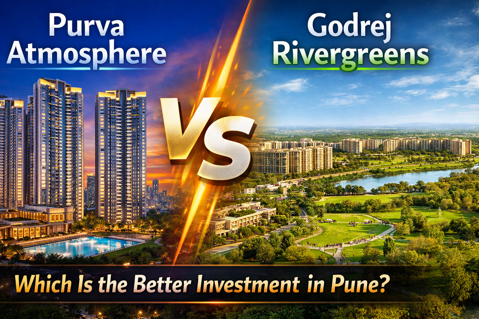 Purva Atmosphere Vs Godrej Rivergreens