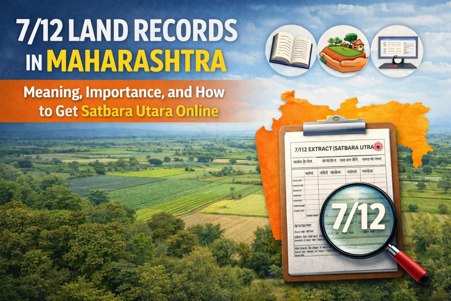 7/12 Land Records In Maharashtra: Meaning, Importance, And How To Get Satbara Utara Online