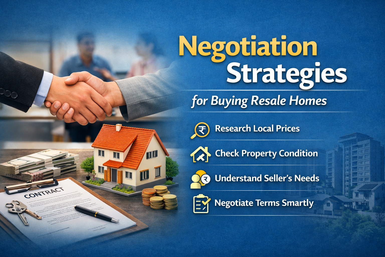 Negotiation Strategies For Buying Resale Homes In India
