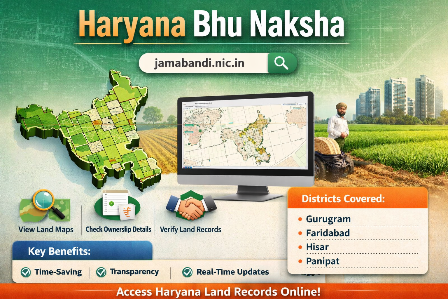 Haryana Bhu Naksha: Check &Amp; Download Land Map Online 1 Haryana Bhu Naksha: Check &Amp; Download Land Map Online