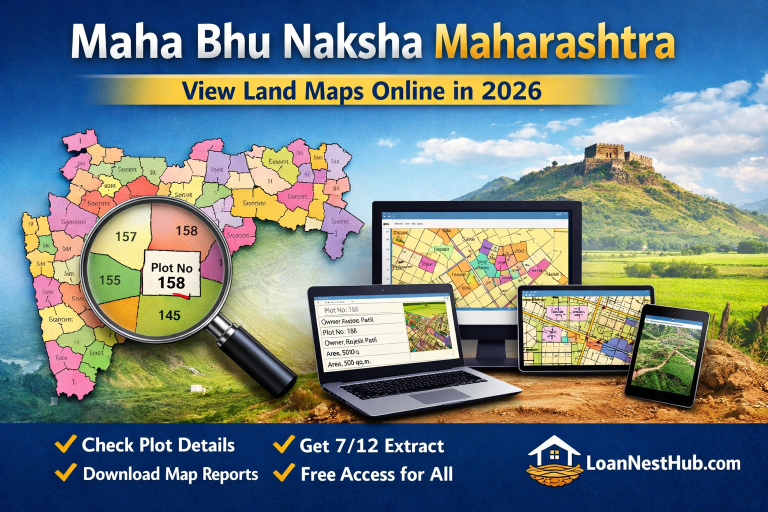Maha Bhu Naksha Maharashtra