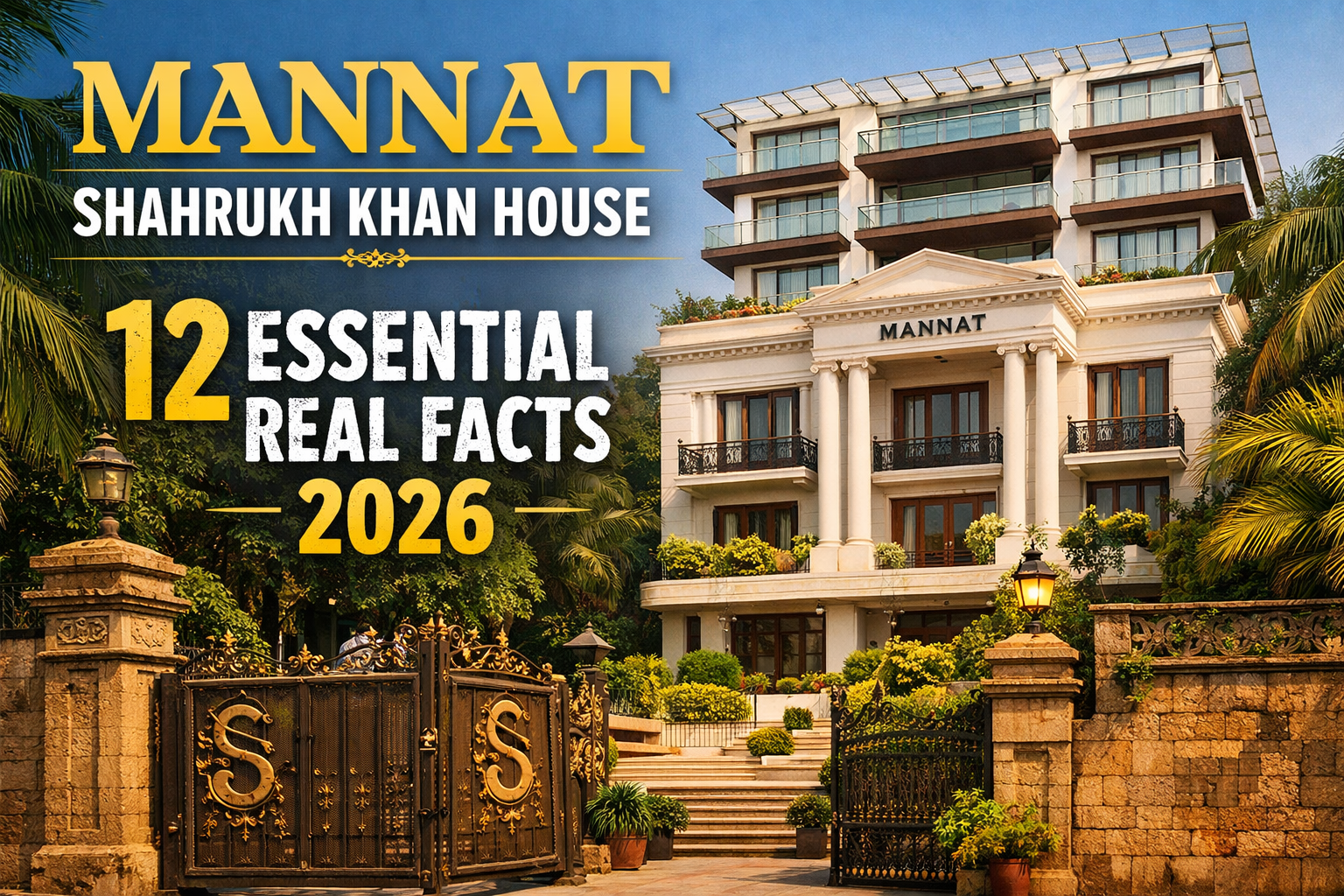 Mannat Shahrukh Khan House