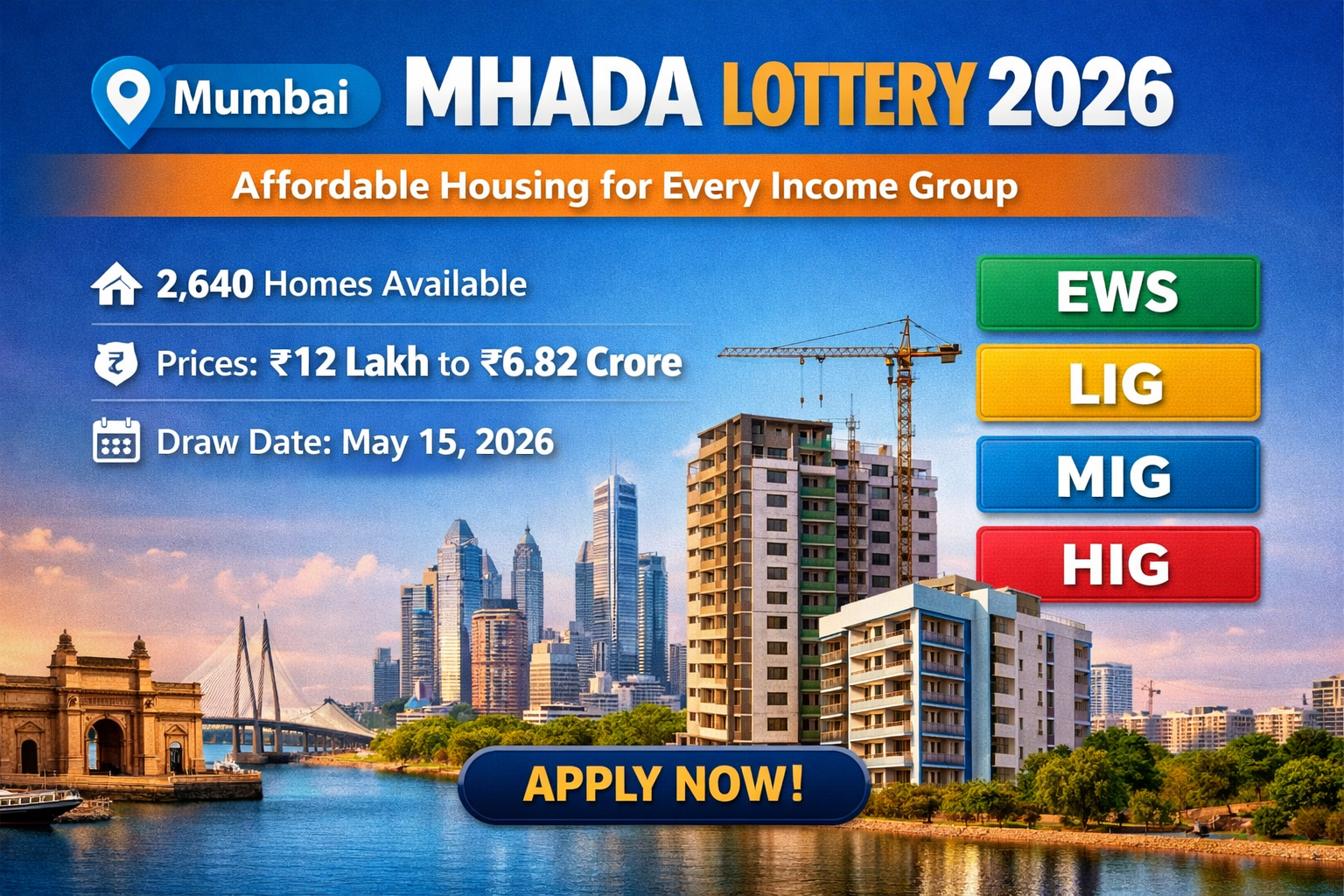 Mumbai Mhada Lottery 2026: Dates, Eligibility &Amp; Apply 1 Mumbai Mhada Lottery
