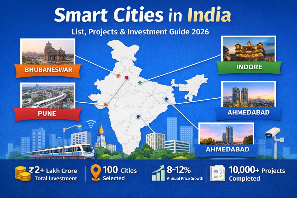 Smart Cities In India: List, Projects & Investment Guide 2026